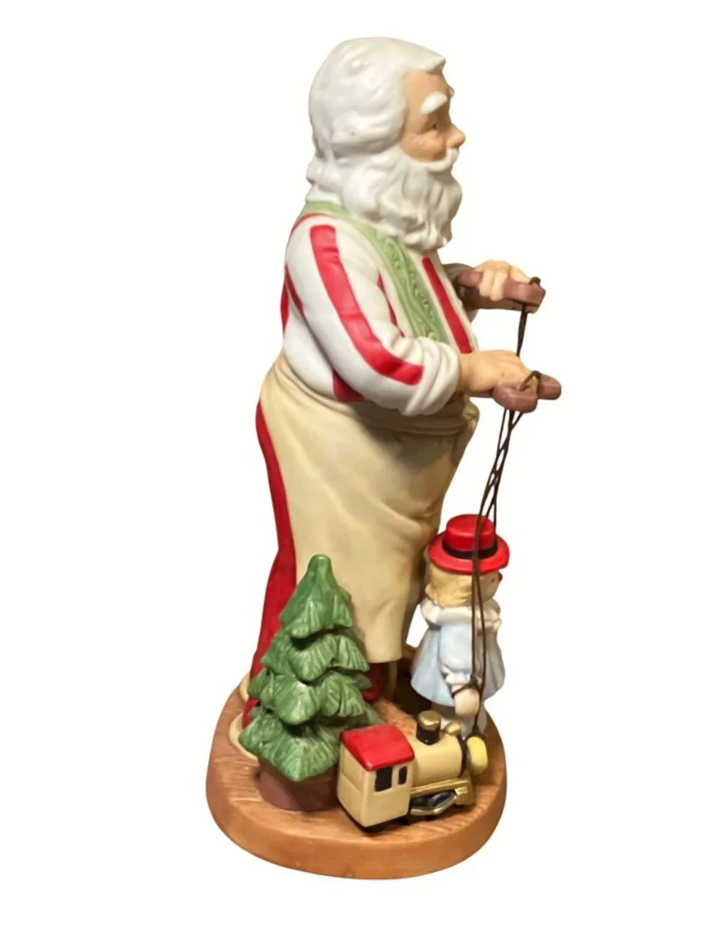 Santas Puppet Show Figurine Home Interiors Collectible Holiday Decor 1997